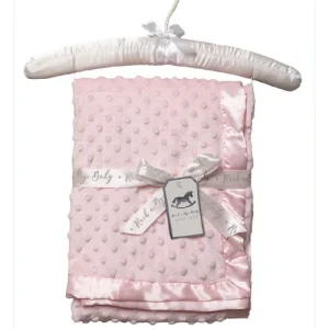Baby Pink Bobble Infants Blanket 75x75CM